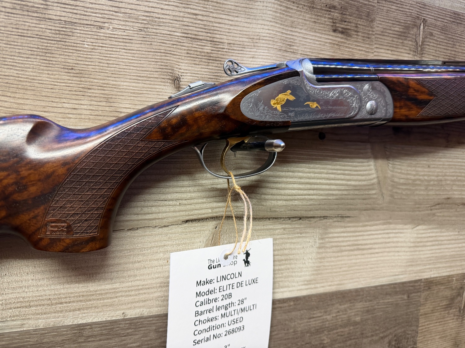  Lincoln (Armi Fausti) Elite Deluxe Over and Under 20 Bore/gauge