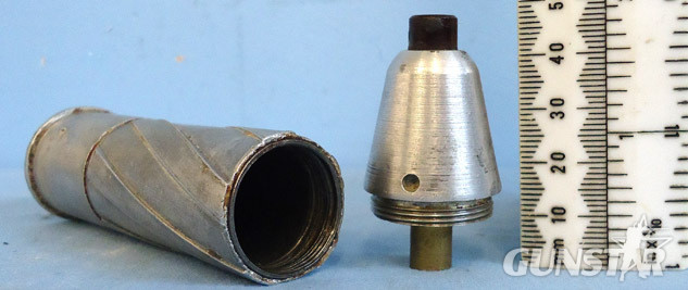  25 x 35R Sprengranatpatrone (High Explosive) Round For The Walther Kampfpistole  German WW2 25 x 35R Sprengranatpatrone (High Explosive) Round For The Walther Ka Antique & Militaria