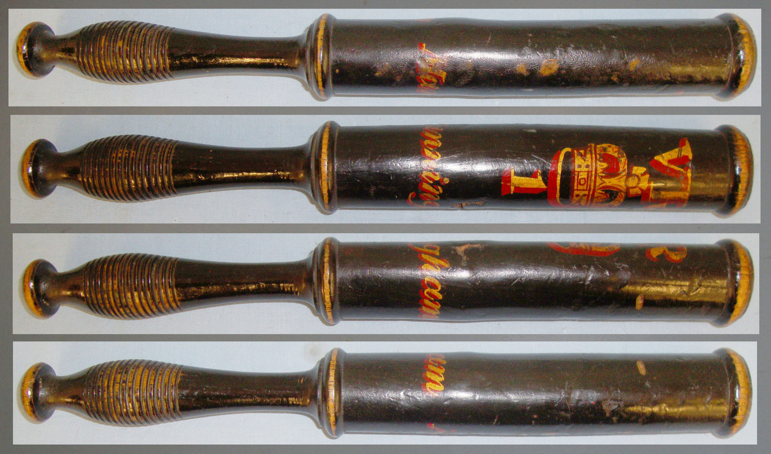 Victorian Hand Painted ‘Manningham’ (West Yorkshire) Police Baluster/Tipstaff/Truncheon. 20605. Victorian Hand Painted ‘Manningham’ (West Yorkshire) Police Baluster/Tipstaff/Truncheon. 20605. Antique & Militaria