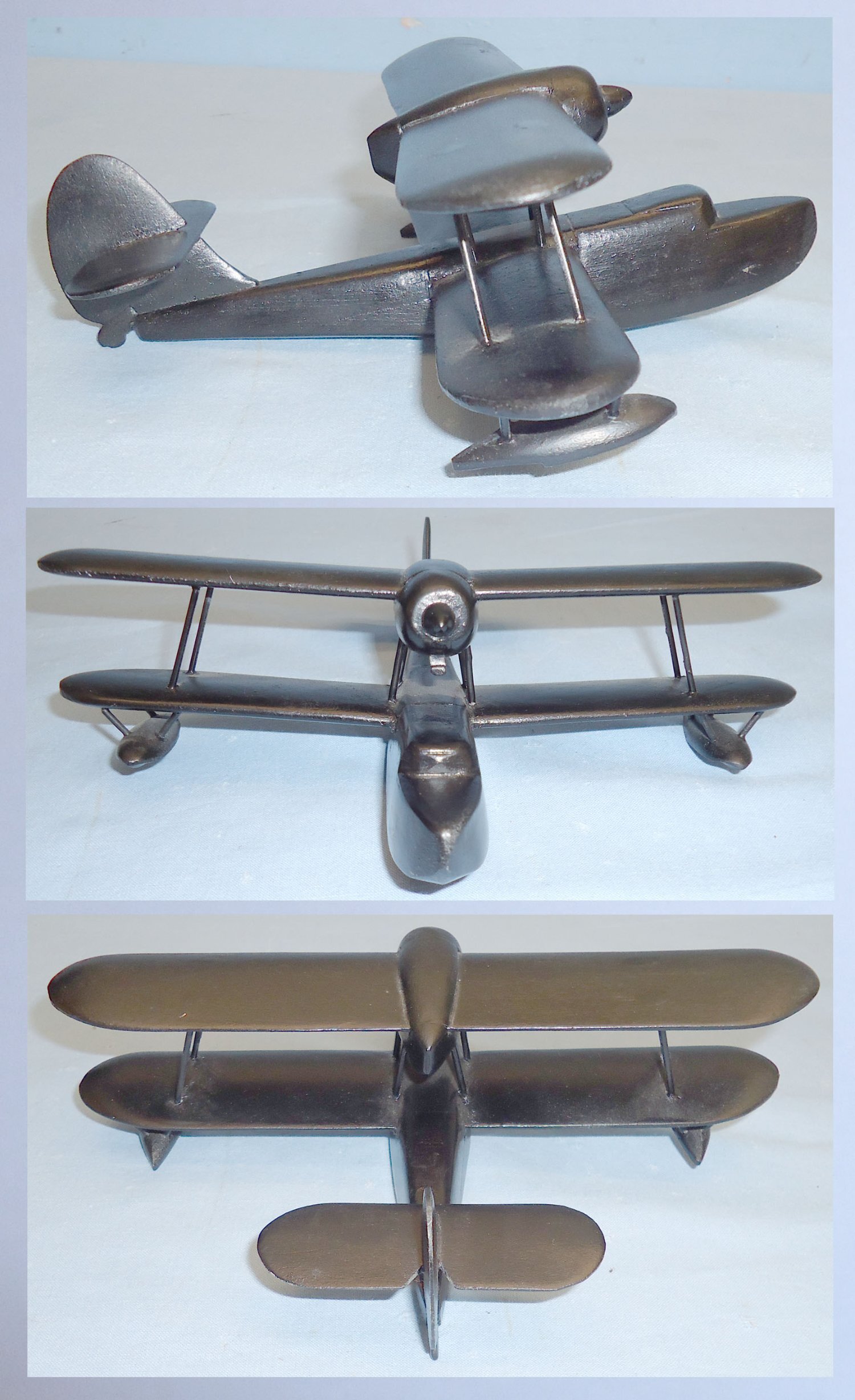 Scarce* Handmade WWII Air Observer Corps (A.O.C) Aircraft Recognition/Training Aid ‘Supermarine Walrus Flying Boat’. 21723. Scarce* Handmade WWII Air Observer Corps (A.O.C) Aircraft Recognition/Training Aid ‘Supermarine Walrus Flying Boat’. 21723.  Antique & Militaria