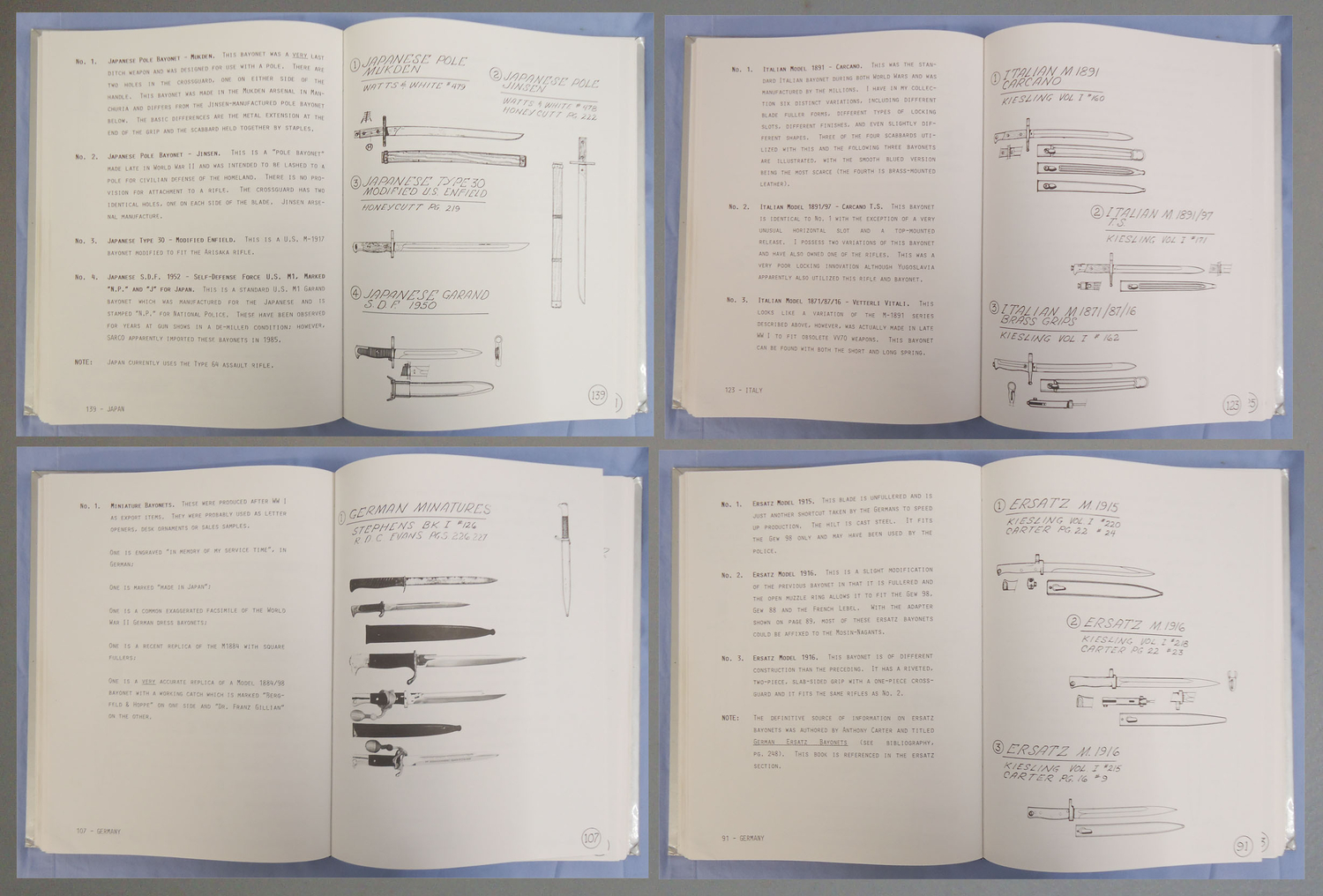 Hardback Copy of ‘Bayonets’ From Janzens Notebook Author Jerry L. Janzen. BO 461. Hardback Copy of ‘Bayonets’ From Janzens Notebook Author Jerry L. Janzen. BO 461. Other Accessory