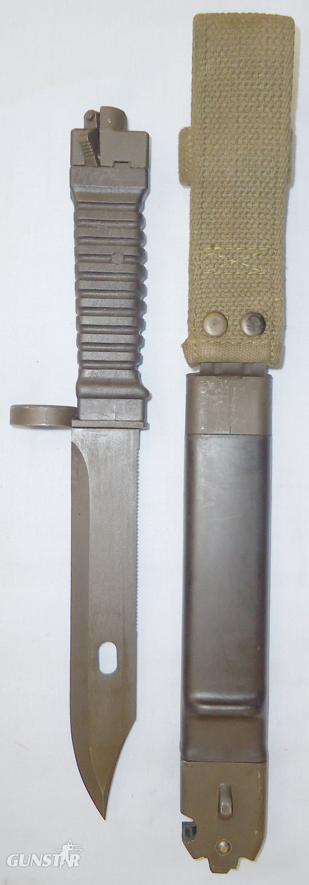  Rare* Bayonet KCB for G3 Assault Rifle and Scabbard. BAYO 433. Bayonet