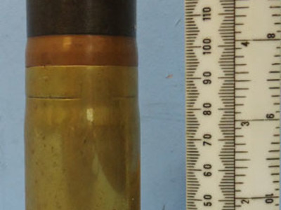 DEACTIVATED INERT. British Unfired Early VSM (Vickers Son and Maxim) 37mm (37 x  DEACTIVATED INERT. British Unfired Early VSM (Vickers Son and Maxim) 37mm (37 x  Antique & Militaria