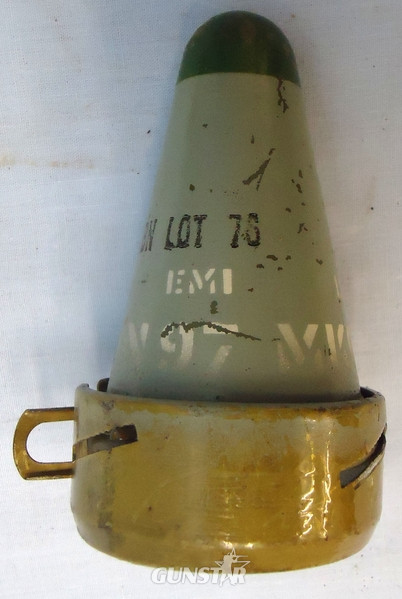 INERT DEACTIVATED. British, Unfired N97 Mark 6 Proximity Nose Fuse. INERT DEACTIVATED. British, Unfired N97 Mark 6 Proximity Nose Fuse. - O 1767  Other Ammunition 