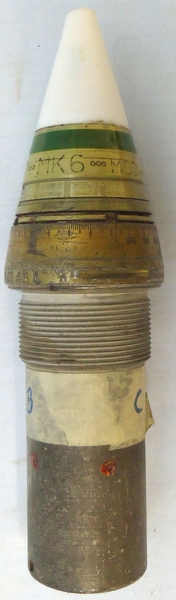 INERT DEACTIVATED. British, Unfired N97 Mark 6 Proximity Nose Fuse. INERT DEACTIVATED. British, Unfired N97 Mark 6 Proximity Nose Fuse. - O 1767  Other Ammunition - {CATEGORY}