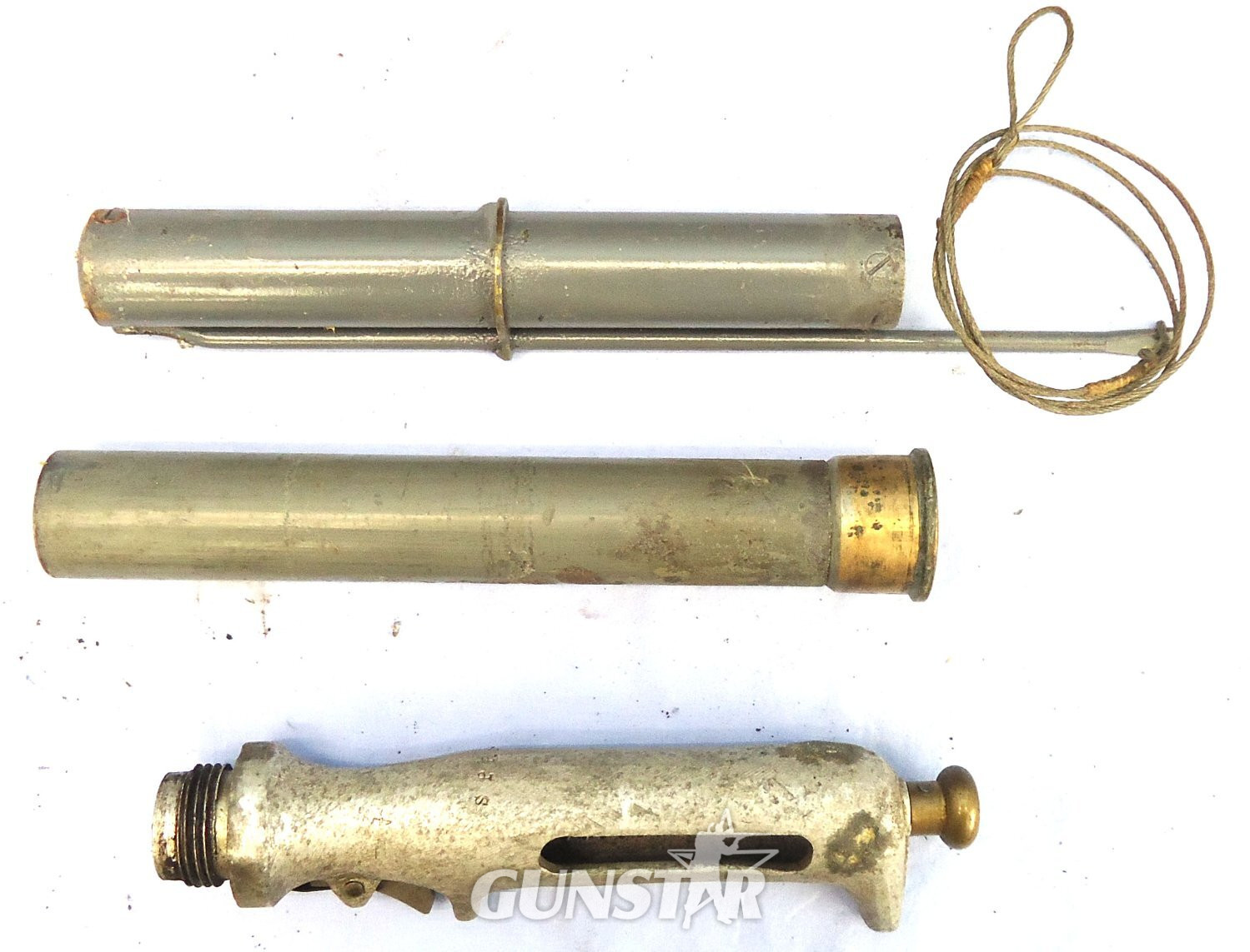 Original Schmeruly SPRA Pistol Rocket Line throwing Apparatus contained in its Original Tin plated Carrying Case. Sn 23496 None Line Thrower 
