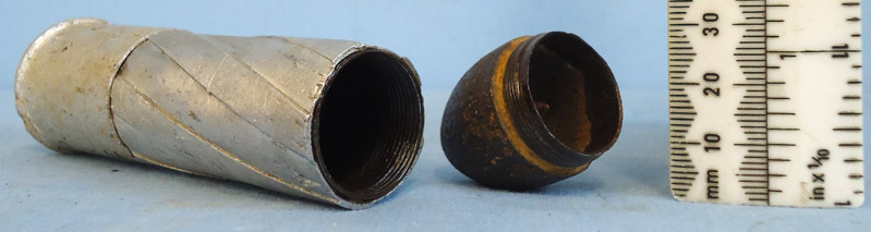 25 x 35R Nebelpatrone Z (smoke without vent) Round For The Walther Kampfpistole  25 x 35R Nebelpatrone Z (smoke without vent) Round For The Walther Kampfpistole  Antique & Militaria