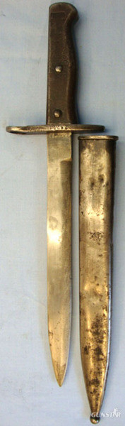 Turkish All Steel Ersatz Bayonet & Scabbard. Bayonet in 