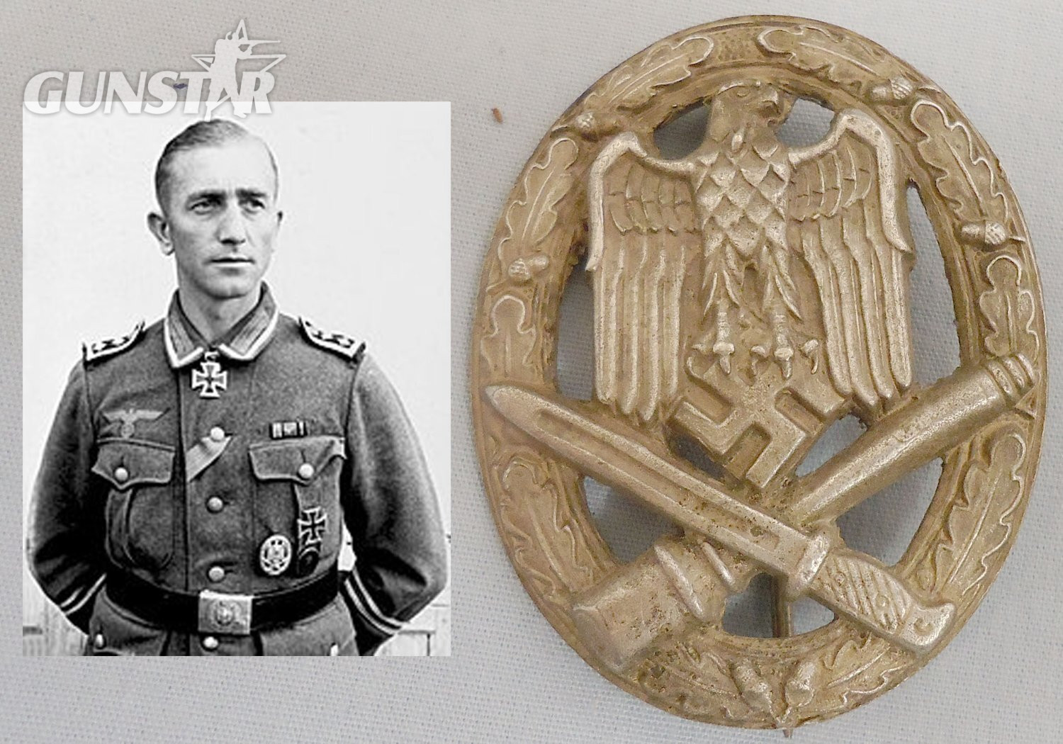 Nazi German General Assault Badge. N 175. Nazi German General Assault Badge. N 175. Antique & Militaria