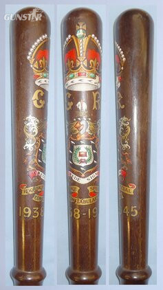 WWII 1938-1945 George V Rochdale Police Special Constable's Presentation Lignum Vitae Hard Wood Truncheon. Sn 22020 WWII 1938-1945 George V Rochdale Police Special Constable's Presentation Lignum Vitae Hard Wood Truncheon. Sn 22020  Antique & Militaria in 