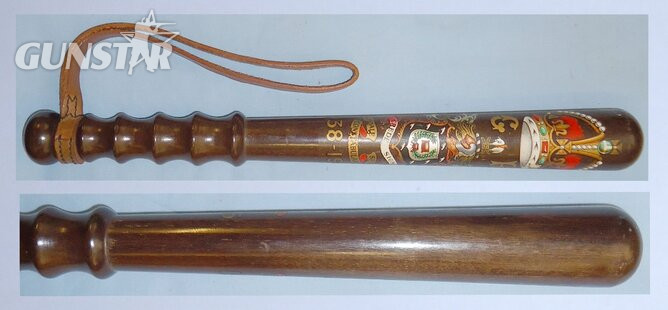 WWII 1938-1945 George V Rochdale Police Special Constable's Presentation Lignum Vitae Hard Wood Truncheon. Sn 22020 WWII 1938-1945 George V Rochdale Police Special Constable's Presentation Lignum Vitae Hard Wood Truncheon. Sn 22020  Antique & Militaria
