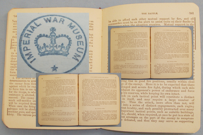 Unique* Imperial Museum Reserve Stock Field Service Regulations – Part 1. Operations. 1909 (Reprint 1914) Manual. BO 455. Unique* Imperial Museum Reserve Stock Field Service Regulations – Part 1. Operations. 1909 (Reprint 1914) Manual. BO 455. Other Accessory