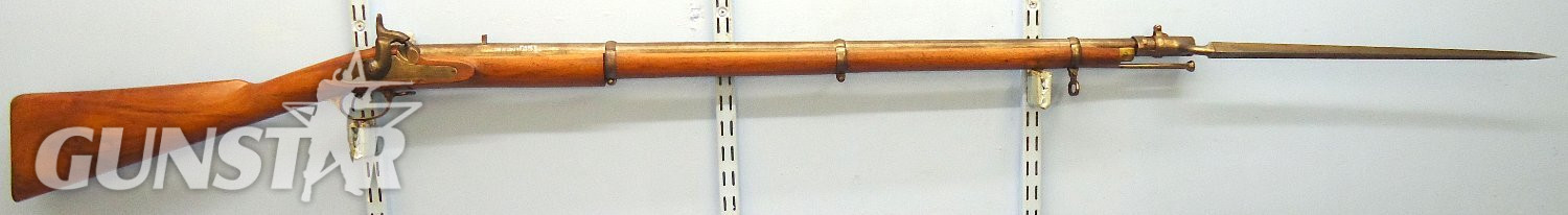 Tower Tower, 1858 Dated, India Issue 3 Band .586” Smoothbore Percussion Musket. Sn - 21443 Single Shot None Rifle - {CATEGORY} in 