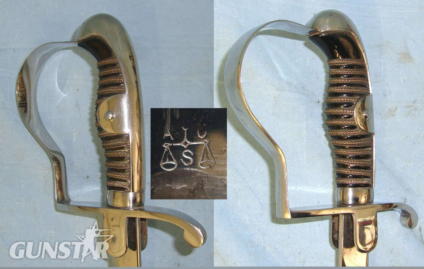 WW1 Era Imperial Prussian Alcoso (Alex Coppel Solingen) 1918 Pattern Light Cavalry & Artillery Officer’s Sword With Scabbard. Sn 22441:13 Sword