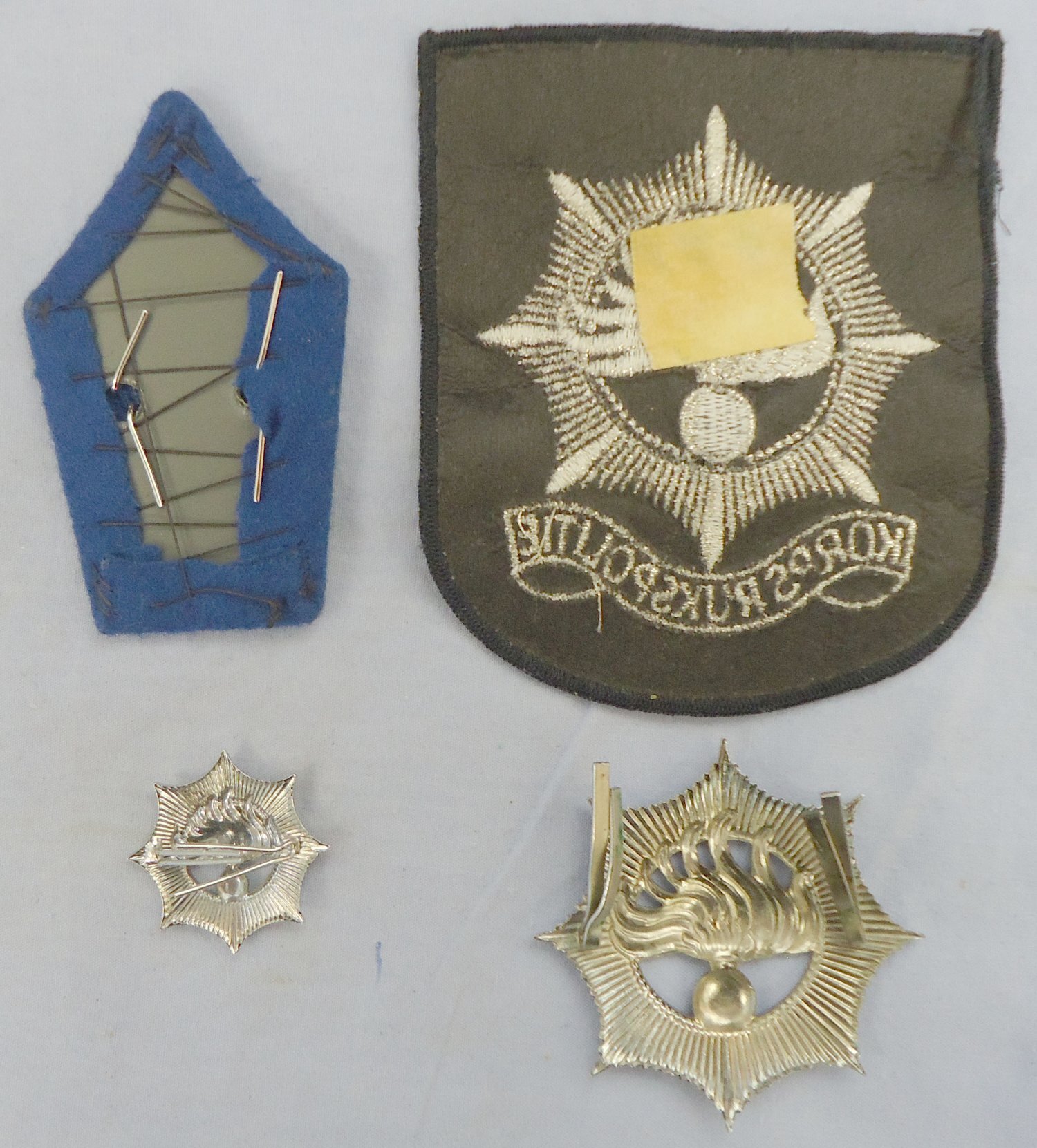  Set* National Police Corps (Netherlands) Vintage Badges. BA 900. Set* National Police Corps (Netherlands) Vintage Badges. BA 900.  Antique & Militaria