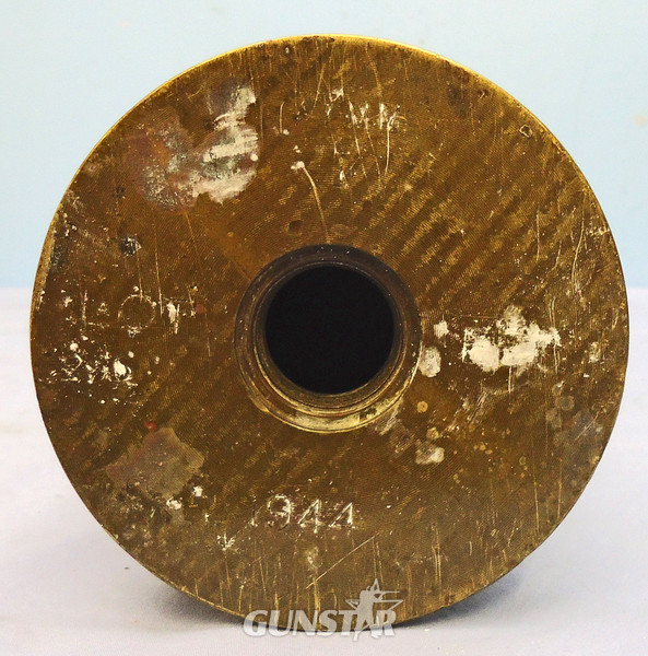 INERT DEACTIVATED. Scarce, Unfired, British, WW2, 1944 Dated, 77MM H.V. (High Velocity) (76.2 x 420R) Armour Piercing Capped Ballistic Cap/Trace (APCBC/T) Round. - O 1916 INERT DEACTIVATED. Scarce, Unfired, British, WW2, 1944 Dated, 77MM H.V. (High Velocity) (76.2 x 420R) Armour Piercing Capped Ballistic Cap/Trace (APCBC/T) Round. - O 1916  Other Ammunition