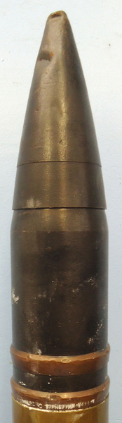  INERT DEACTIVATED. Scarce, Unfired, British, WW2, 1944 Dated, 77MM H.V. (High Velocity) (76.2 x 420R) Armour Piercing Capped Ballistic Cap/Trace (APCBC/T) Round. - O 1916 INERT DEACTIVATED. Scarce, Unfired, British, WW2, 1944 Dated, 77MM H.V. (High Velocity) (76.2 x 420R) Armour Piercing Capped Ballistic Cap/Trace (APCBC/T) Round. - O 1916  Other Ammunition