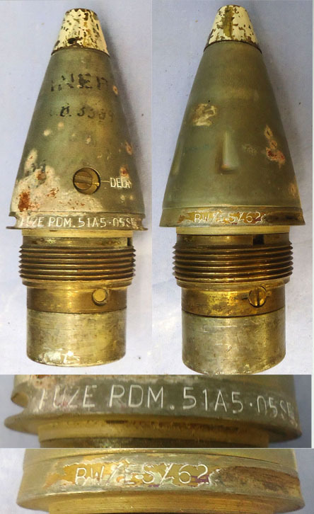  INERT DEACTIVATED. MINT, Unfired, American, Korean War Era, 1947 dated, 4.2 Inch Quarter Sectioned M329 High Explosive (HE) Mortar & Fuze. - O 2067 INERT DEACTIVATED. MINT, Unfired, American, Korean War Era, 1947 dated, 4.2 Inch Quarter Sectioned M329 High Explosive (HE) Mortar & Fuze. - O 2067  Other Ammunition