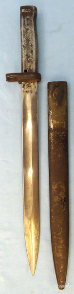 Imperial German Model 1888/98 Ersatz Bayonet And Scabbard Bayonet in 