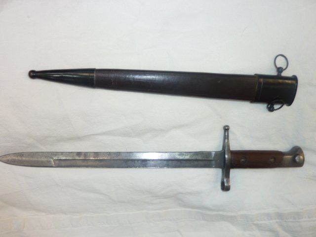 World War 2 Italian Carcano Rifle Bayonet