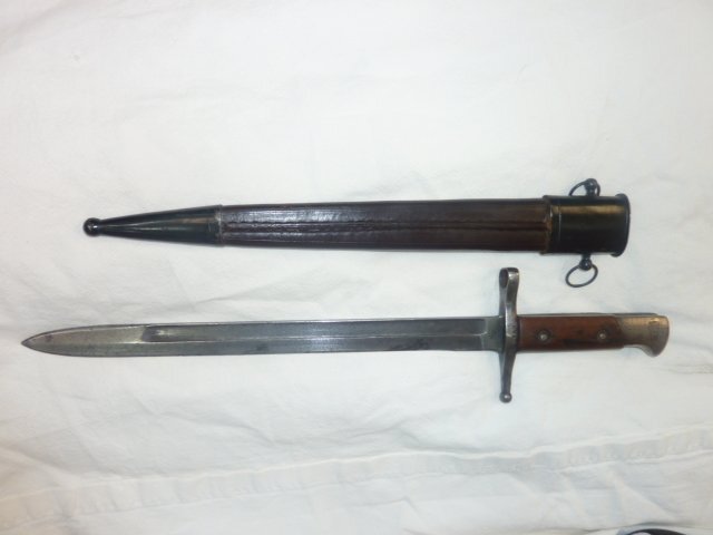  World War 2 Italian Carcano Rifle Bayonet
