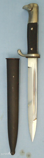 German M98 Dress Bayonet And Scabbard.  Bayonet