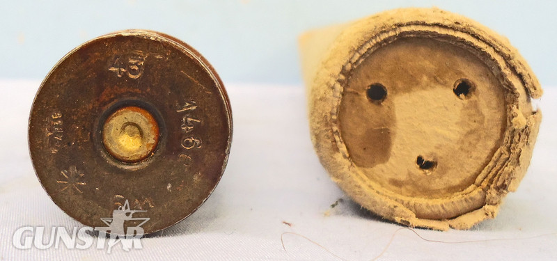 INERT DEACTIVATED. German, WW2, 1943 Dated, 20mm Soluthern (20x138B) (Flak 30 & 38) Armour Piercing/Trace Round & Cardboard Transit Tube. - O 1931 INERT DEACTIVATED. German, WW2, 1943 Dated, 20mm Soluthern (20x138B) (Flak 30 & 38) Armour Piercing/Trace Round & Cardboard Transit Tube. - O 1931  Other Ammunition
