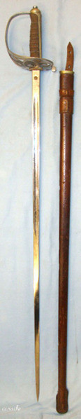 ‘E. Smith 5 Boyle St, Saville Row W’ (London)Edwardian/ WW1 Era Kings Crown Gren Sword in 