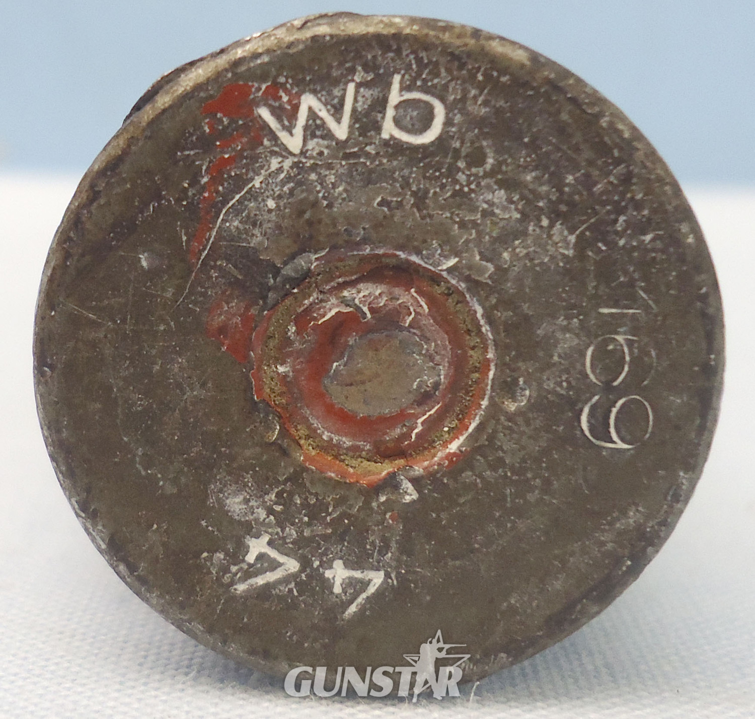 INERT DEACTIVATED. WW2 INERT German 1944 Dated 20 mm MK151/20 (20x82) HE (High Explosive) Cannon Round. - O 2009 INERT DEACTIVATED. WW2 INERT German 1944 Dated 20 mm MK151/20 (20x82) HE (High Explosive) Cannon Round. - O 2009  Other Ammunition
