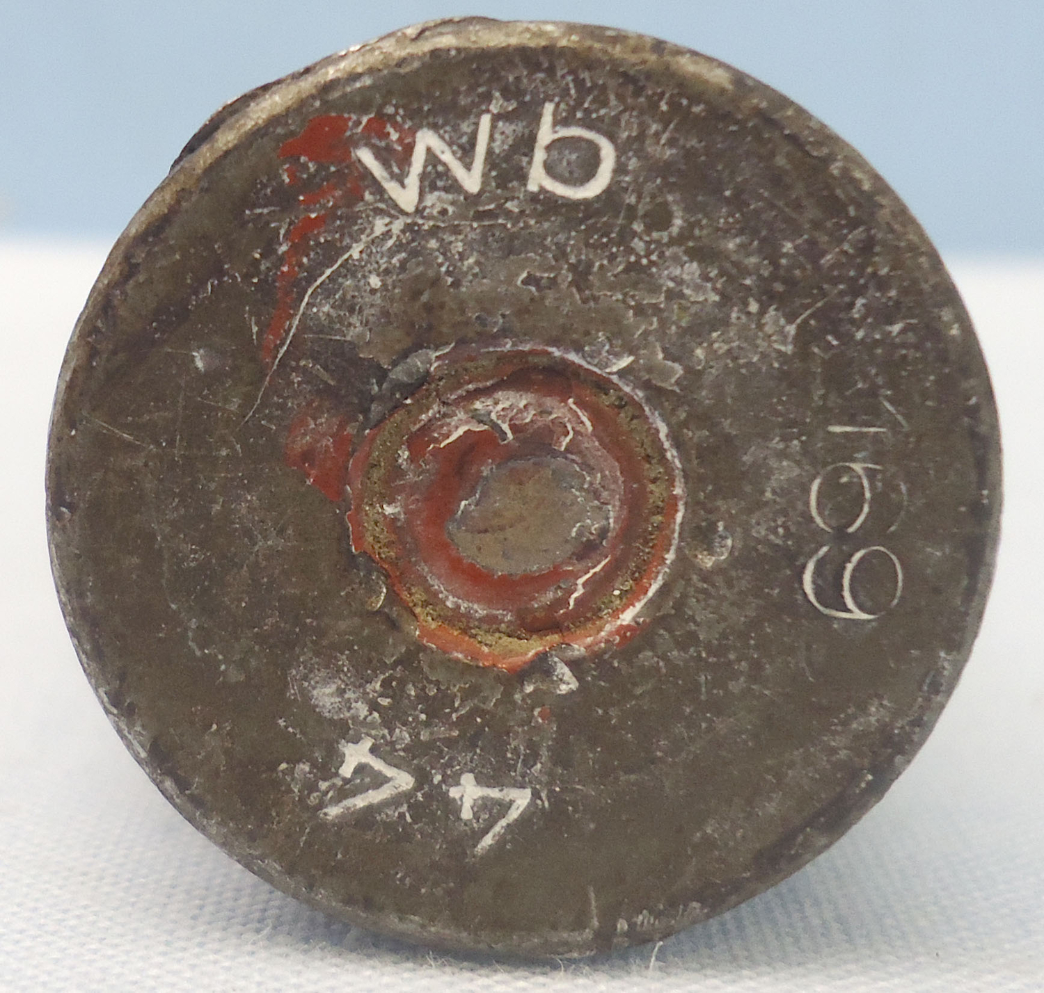INERT DEACTIVATED. WW2 INERT German 1944 Dated 20 mm MK151/20 (20x82) HE (High Explosive) Cannon Round. - O 2009 INERT DEACTIVATED. WW2 INERT German 1944 Dated 20 mm MK151/20 (20x82) HE (High Explosive) Cannon Round. - O 2009  Other Ammunition