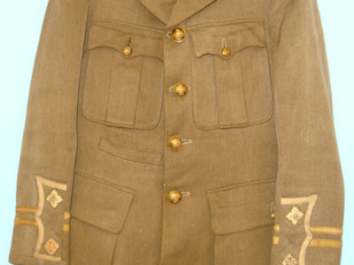 Sherwood Foresters Derbyshire Regiment Officer\'s Cuff Title Khaki Tunic. Sherwood Foresters Derbyshire Regiment Officer's Cuff Title Khaki Tunic. Clothing