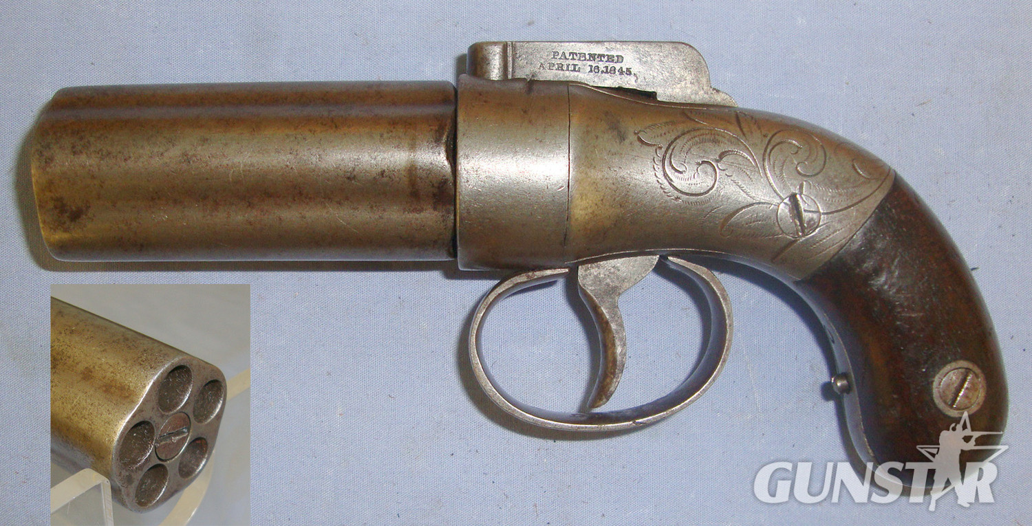  Allen & Wheelock With Tooled Decoration. Sn 21283  None Revolver