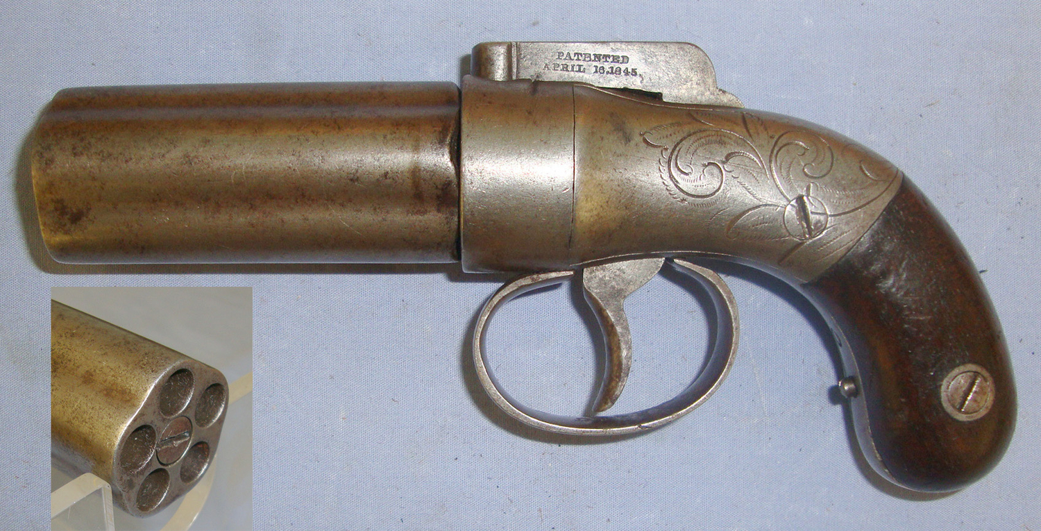  Allen & Wheelock With Tooled Decoration. Sn 21283  None Revolver