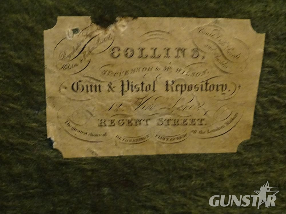  KENT & CO. LONDON PAIR OF FLINTLOCK PISTOLS .45 Muzzleloader