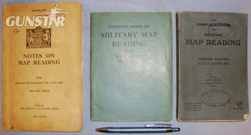 C1920-30’s - Three Military Handbooks on Map Reading. BO 445. C1920-30’s - Three Military Handbooks on Map Reading. BO 445. Other Accessory in 