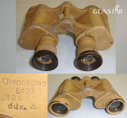  ddx which is the Nazi wartime code for Voigtlaender u. Sohn AG, Braunschweig Sand Camo Tropical Climate Deutsches Afrika Korps (DAK) 6 X 30 Magnification Die Sight & Optic