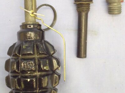 INERT DEACTIVATED. Russian F1 Fragmentation Grenade. - O 2095 INERT DEACTIVATED. Russian F1 Fragmentation Grenade. - O 2095  Other Ammunition