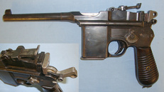 RARE** Inter War 1932-1938 German Model 712 7.63mm Calibre \'Broomhandle\' Mauser Schnellfeuer (Rapid Fire) Selective Fire Pistol**1990 EARLY UK SPECIFICATION DEACTIVATION CERTIFICATED** Sn 18783:19 RARE** Inter War 1932-1938 German Model 712 7.63mm Calibre 'Broomhandle' Mauser Schnellfeuer (Rapid Fire) Selective Fire Pistol**1990 EARLY UK SPECIFICATION DEACTIVATION CERTIFICATED** Sn 18783:19 None Semi Auto