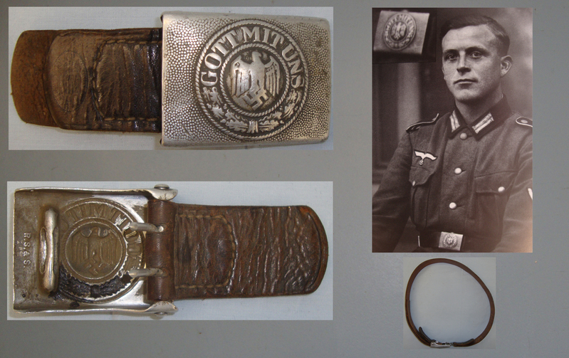  A WWI Nazi German Army Buckle and Leather Belt imprinted - ‘GOTT MIT UNS’ ‘God i A WWI Nazi German Army Buckle and Leather Belt imprinted - ‘GOTT MIT UNS’ ‘God i Clothing