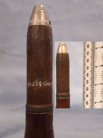 INERT DEACTIVATED. WW2 German 20 mm Flak 28 and 29 (20x110RB) HE (High Explosive INERT DEACTIVATED. WW2 German 20 mm Flak 28 and 29 (20x110RB) HE (High Explosive Antique & Militaria