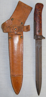 Czech Knife Bayonet for the Model 58 Rifles & Scabbard. BAYO 6288. Bayonet