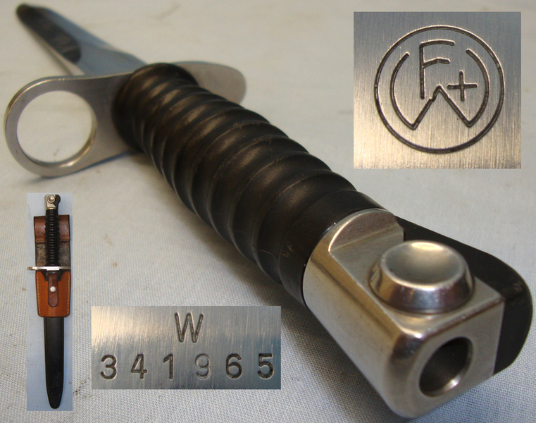 Swiss ‘M57’ Bayonet, Scabbard and Frog. BAYO 772. Bayonet