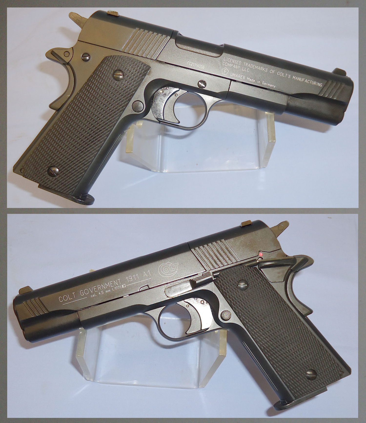 Colt Colt Government 1911 A1 .177 C02 Pistol and Case. AI 736. .177