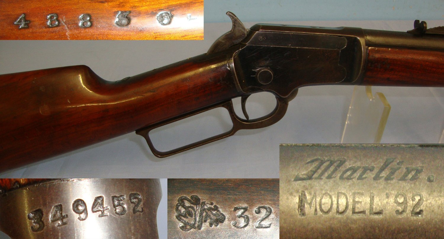 Marlin Octagonal Barrel & Tube Magazine. Sn 22565  Lever Action .32 Rifle