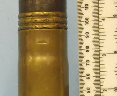 DEACTIVATED INERT. Russian Naval Unfired 1913 Dated 37mm (37 x 94R) Pom Pom Base DEACTIVATED INERT. Russian Naval Unfired 1913 Dated 37mm (37 x 94R) Pom Pom Base