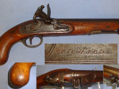 Richards With Captive Iron Ram Rod. Sn 21393:16 .65 Cal Muzzleloader Muzzleloader