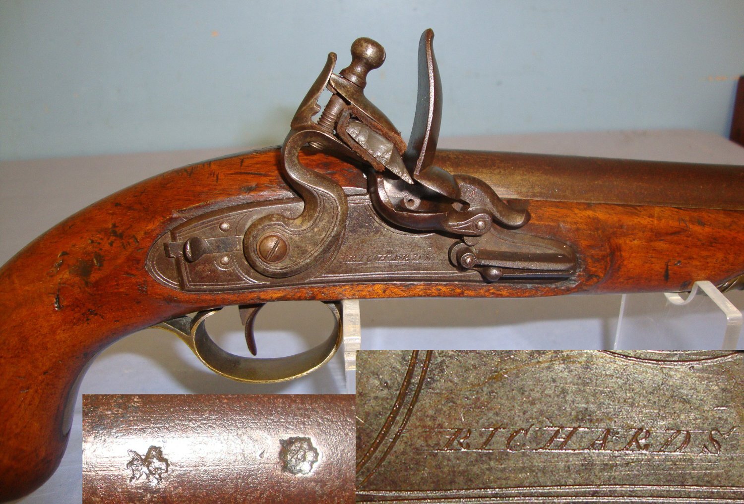 Richards With Captive Iron Ram Rod. Sn 21393:16 .65 Cal Muzzleloader Muzzleloader