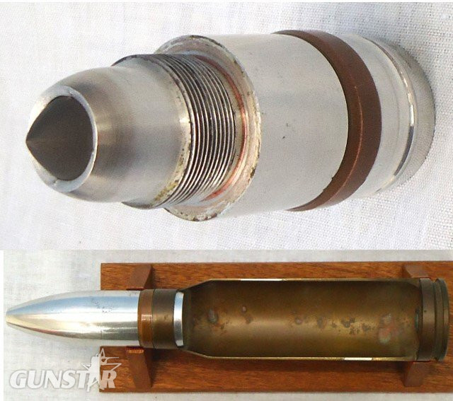 INERT DEACTIVATED. Unfired, 1970 Dated, British 30mm Rarden (30 x 170) FACTORY DISPLAY, APCR (Armour Piercing Composite Rigid) (Tungstun Uncored) Cannon Round For The Warrior, Scimitar And Fox Armoured Vehicles. - O 2195 INERT DEACTIVATED. Unfired, 1970 Dated, British 30mm Rarden (30 x 170) FACTORY DISPLAY, APCR (Armour Piercing Composite Rigid) (Tungstun Uncored) Cannon Round For The Warrior, Scimitar And Fox Armoured Vehicles. - O 2195  Other Ammunition in 