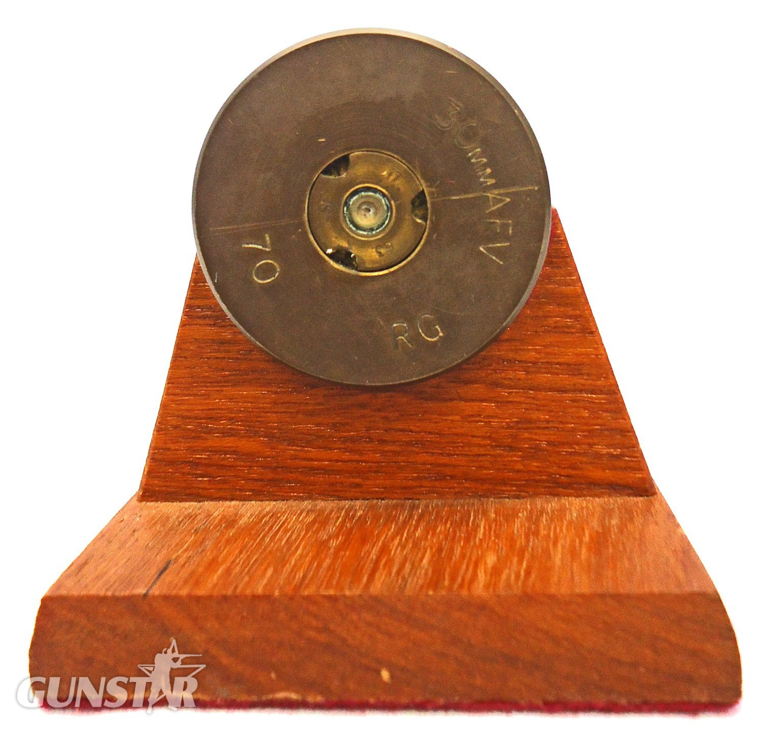 INERT DEACTIVATED. Unfired, 1970 Dated, British 30mm Rarden (30 x 170) FACTORY DISPLAY, APCR (Armour Piercing Composite Rigid) (Tungstun Uncored) Cannon Round For The Warrior, Scimitar And Fox Armoured Vehicles. - O 2195 INERT DEACTIVATED. Unfired, 1970 Dated, British 30mm Rarden (30 x 170) FACTORY DISPLAY, APCR (Armour Piercing Composite Rigid) (Tungstun Uncored) Cannon Round For The Warrior, Scimitar And Fox Armoured Vehicles. - O 2195  Other Ammunition
