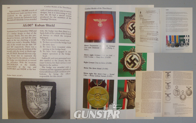 A Set of 3 Hardback Books on British and German Combat and Gallantry Awards. BO 430 A Set of 3 Hardback Books on British and German Combat and Gallantry Awards. BO 430 Other Accessory
